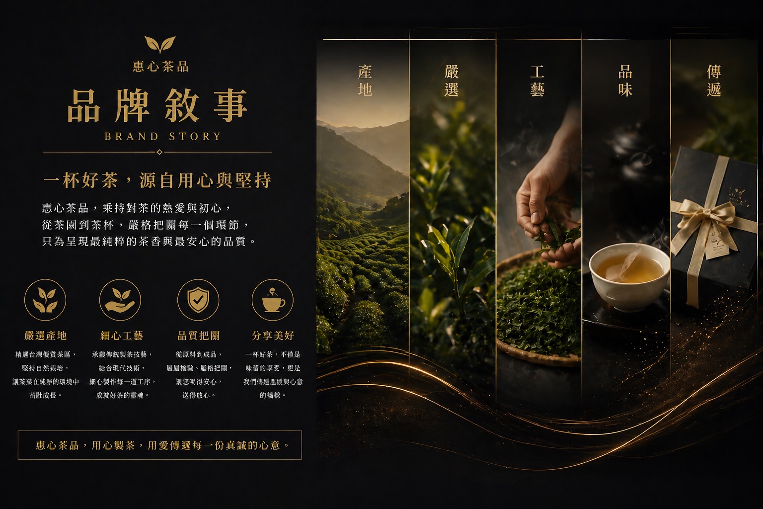 惠心茶品品牌敘事